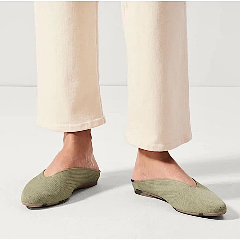 Rothy's Olive Green Flats